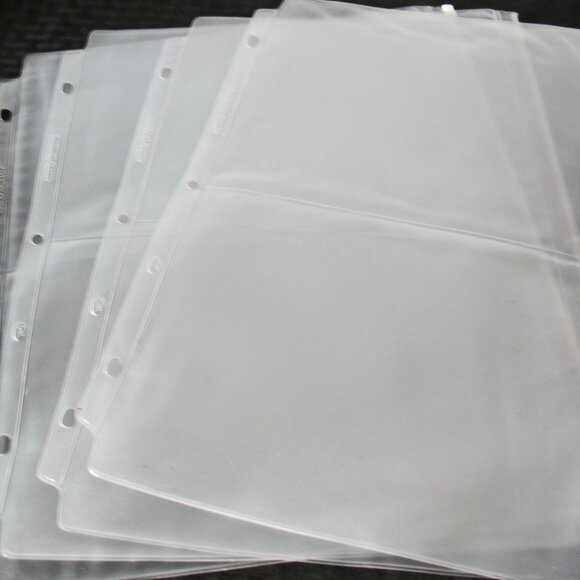 Creative Memories Accessory Binder Sticker Protectors 4 sheets Half Sheets - Picture 2 of 2